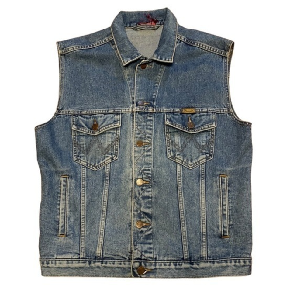 Wrangler Blue Denim Vest